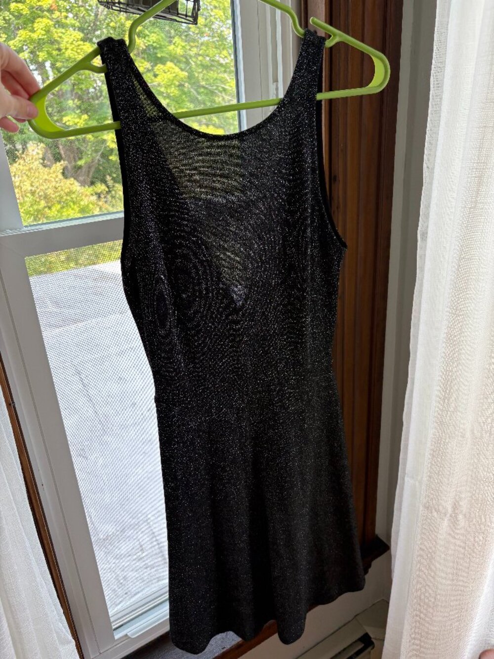 H&M black sparkly dress